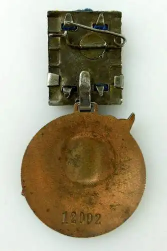 Ernst Thälmann Medaille Nr. 12002 FDJ "Bereit zur Verteidigung der Heimat" e1749