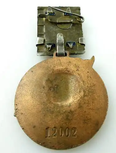 Ernst Thälmann Medaille Nr. 12002 FDJ "Bereit zur Verteidigung der Heimat" e1749