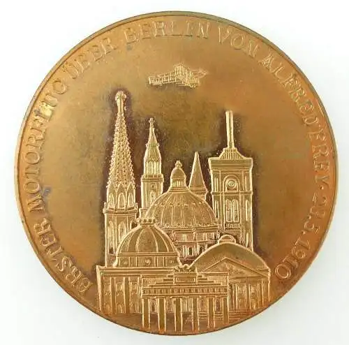 Medaille: 10 J. Fachgruppe Numismatik Berlin 1982 Flugplatz Johannisthal e1748