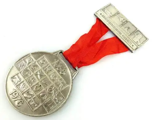 Medaille: 20 Jahre ASV Armeesportvereinigung Vorwärts 1956-1976 DTSB DDR e1733