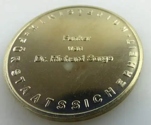 Medaille: MfS Funker von Dr. Richard Sorge silberfarben e1521