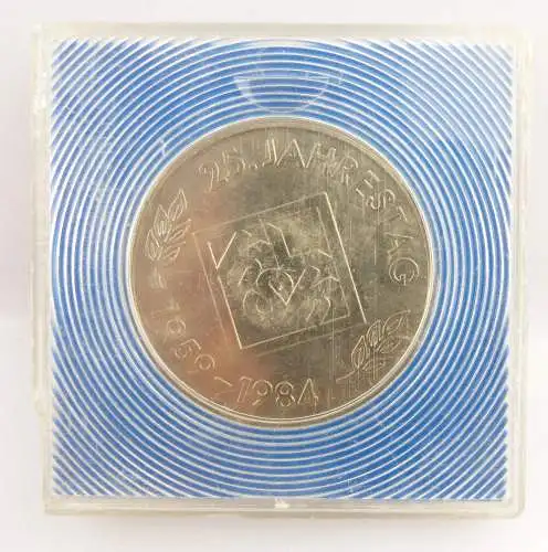 Medaille: silberfarben 25. Jahrestag des Vereins KSK 1959-1984 e1480