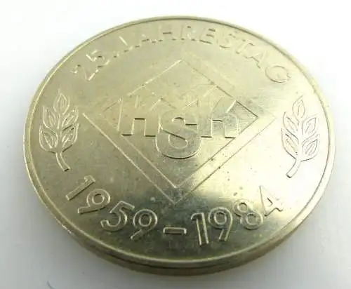 Medaille: silberfarben 25. Jahrestag des Vereins KSK 1959-1984 e1480