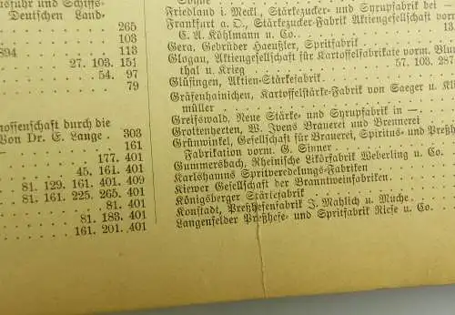 Buch: Zeitschrift für Spiritusindustrie von 1893  e1382