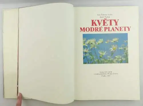 Buch: slowakisch kvety modre planety (Blumen des blauen Planeten) e1389