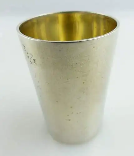 Original alter Schnapsbecher /Wodkabecher aus 800 (Ag) Silber BSF e1284