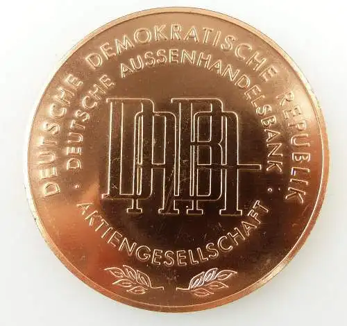 Medaille:Deutsche Aussenhandelsbank unter den Linden Berlin-DDR 1966-1986 e1239