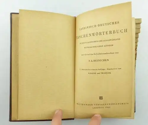 Buch: Der Taschen Heinichen Lateinisch Deutsch e1235