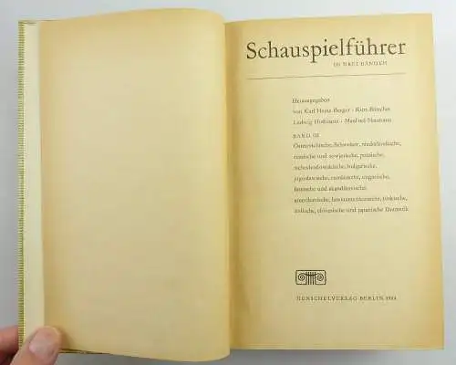 3 Bücher: Schauspieler in drei Bänden Henschel Verlag Berlin e1219