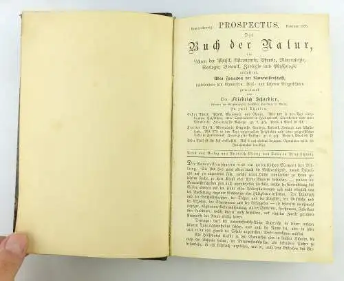 Buch: Prospectus Das Buch der Natur Februar 1875 mit Holzstichen e1177