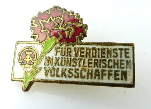 Abzeichen: für Verdienste im künstlerischen Volksschaffen DDR e1126