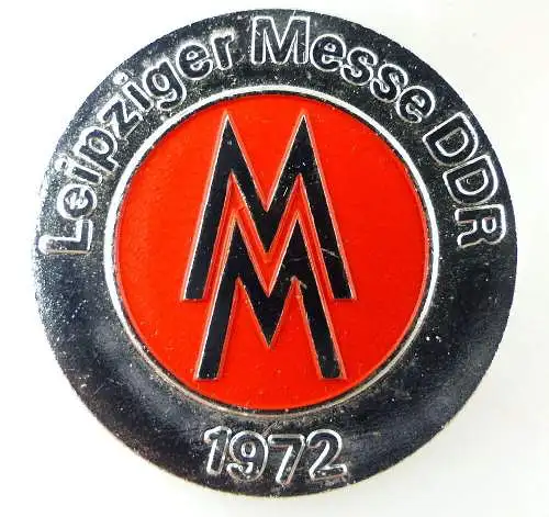Abzeichen: Leipziger Messe DDR 1972 MM e1120