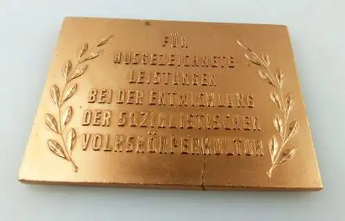 Medaille: Bezirksvorstand Frankfurt (Oder) DTSB e1099