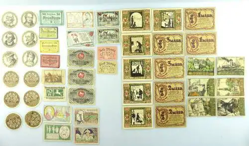 Verschiedene Serien Notgeld - 49 Scheine - z.B. Altona, Oldenburg etc. e1009