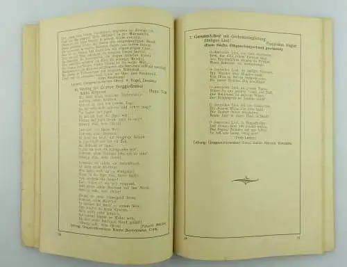 Buch: Festschrift von 1927 mit beiligender seltenen Festkarte Sängerbund e954