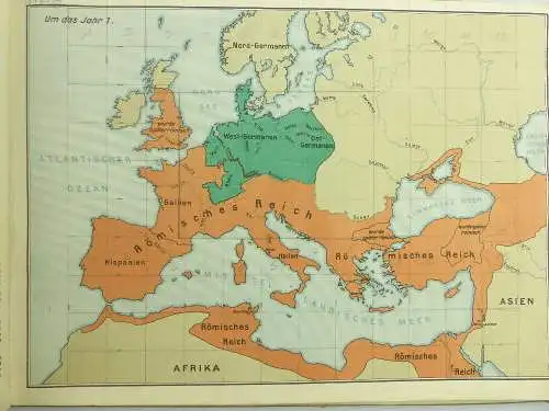 Buch: Deutschlands Leben 12 Seiten & 12 Kartenbilder 1930 dr. Pferdemenges e858