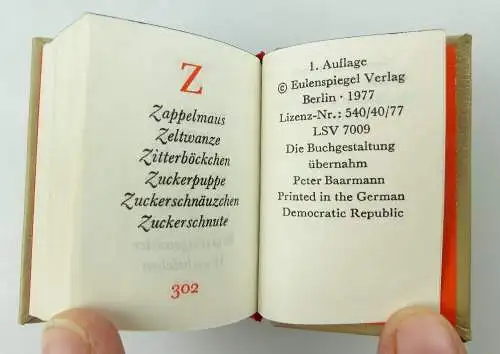 Minibuch: verflucht und zugenäht Sonja Schnitzler Werner Hirte e825