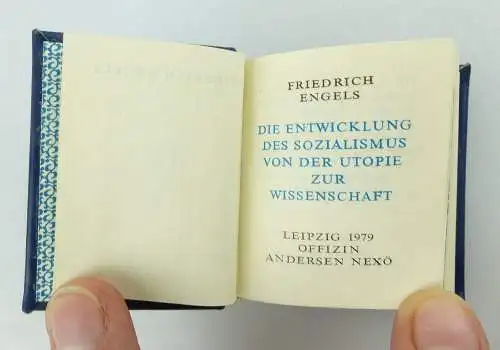 Minibuch : Friedrich Engels - von der Utopie zur Wissenschaft - e824