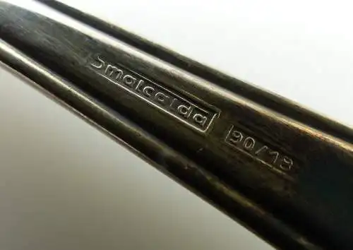 48 teiliges Smalcalda Besteck in 90/45er Silberauflage mit 2 Koffern e695