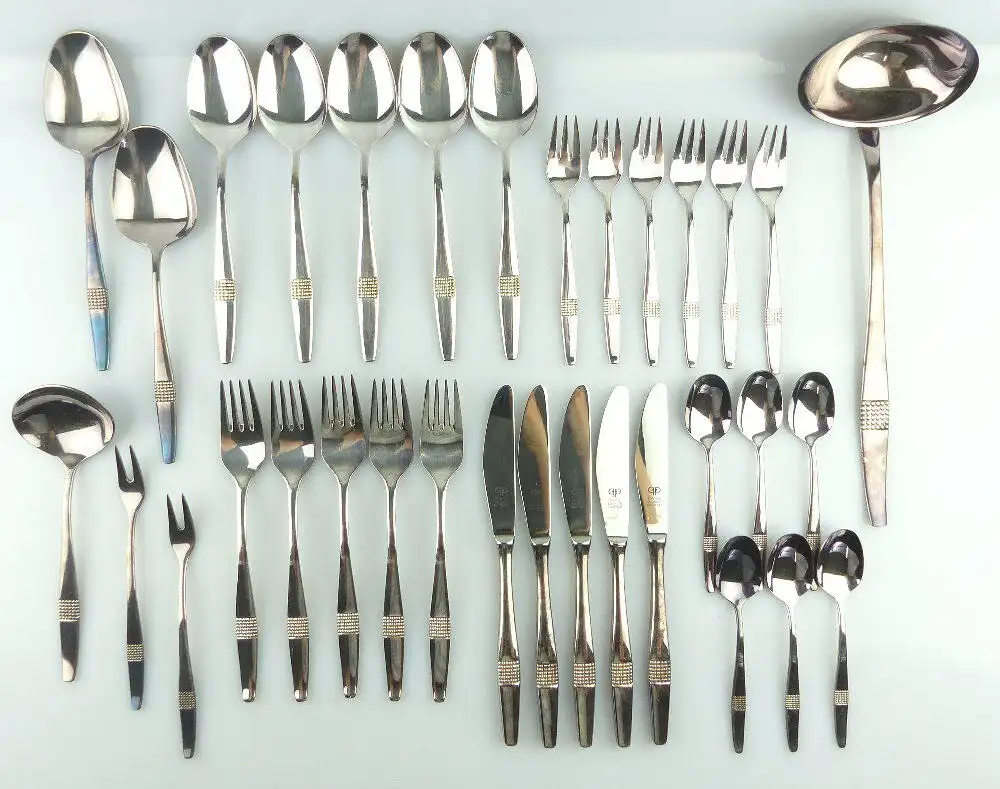 Altes 33tlg.Besteckset von WMF in neuwertiger Erhaltung 100er Silberauflage e651 1