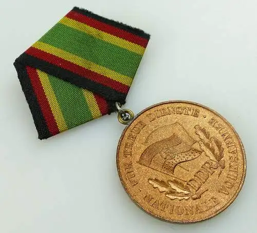 Medaille Für Treue Dienste NVA in Bronze + Urkunde 1957 verliehen, Orden3158