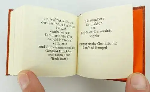 Minibuch: Karl-Marx - Universität - Erbe und Verpflichtung 1987 Danksagung e436