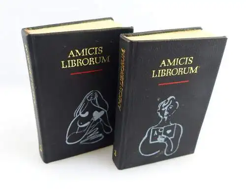 2 Minibücher: nummeriert! - Amicis Librorum Band 1 u. 2 "Nr.1788" Polygraph e377