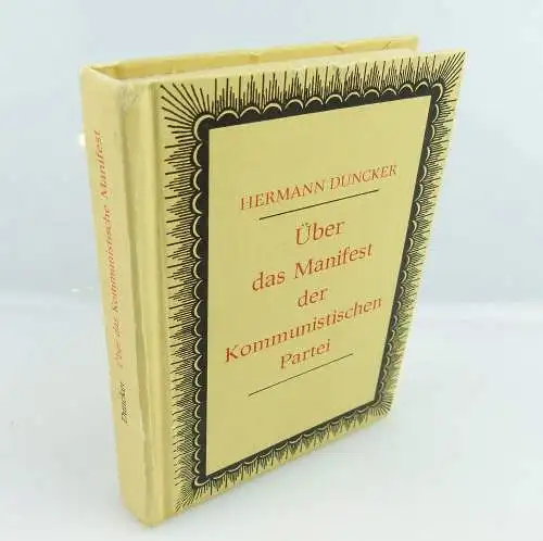 Minibuch: über das Manifest der kommunistischen Partei Hermann Duncker e372