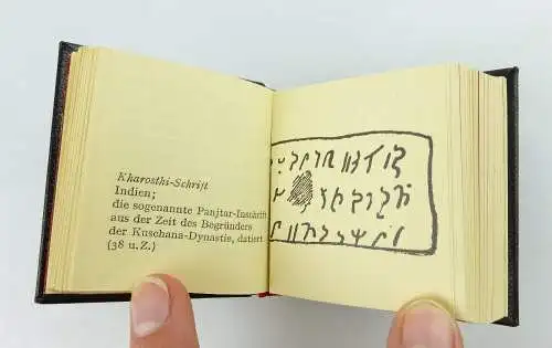 Minibuch: An der Wiege des Alphabets - Hans Lülfing Offizin Andersen Nexö e355