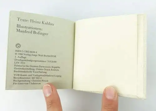 Minibuch: Spieglein, Spieglein in der Hand Verlag Junge Welt Berlin e334