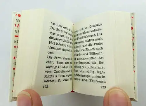 2 Minibücher: Dr. Sorge funkt aus Tokyo Dr. Richard Sorge e298