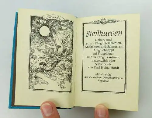 Minibuch: Hardt - Steilkurven - heitere und ernste Fliegergeschichten e284