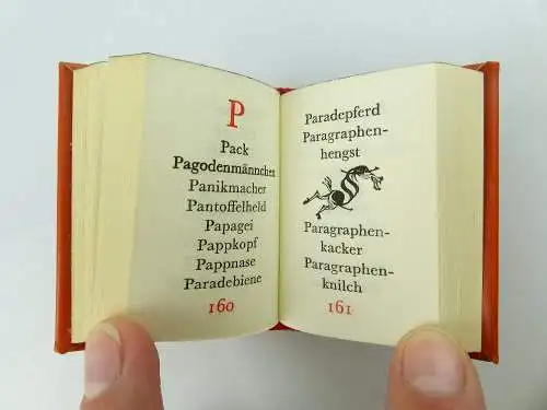 Minibuch: verflucht und zugenäht Schimpfwörter Eulenspiegel Verlag e275