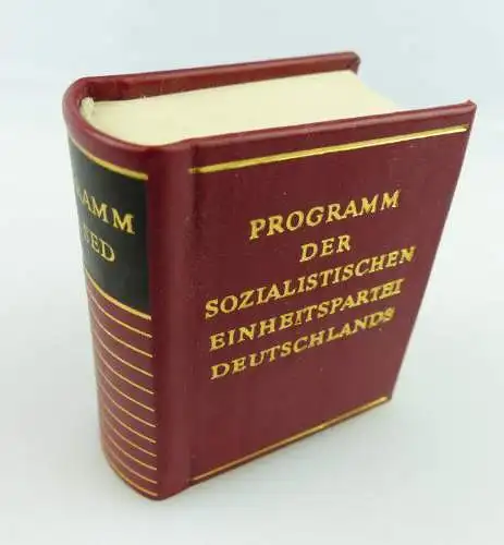 Minibuch: Programm der SED Offizin Andersen Nexö 1977 e269