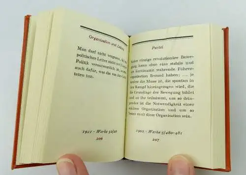 Minibuch: Lenin Worte Dietz Verlag Berlin Peter Läuter e245