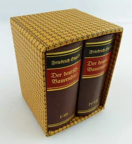 2 Minibücher: Der deutsche Bauernkrieg Friedrich Engels altdeutsche Schrift e242