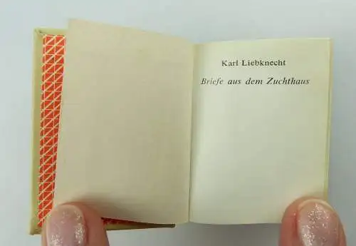 Minibuch: Karl Liebknecht - Briefe aus dem Zuchthaus e232