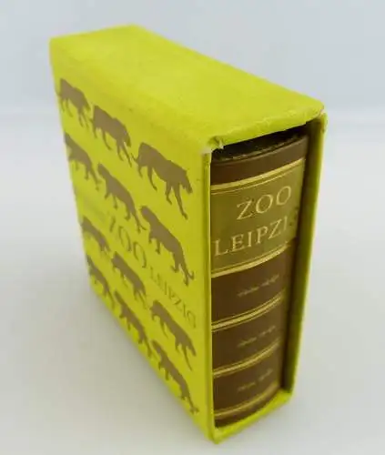 Minibuch: 100 Jahre Zoo Leipzig 1978 Offizin Andersen Nexö lose Seiten e226