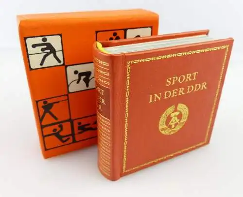 Minibuch: Sport in der DDR Verlag Zeit im Bild Dresden 1980 e225