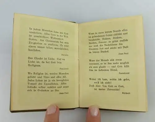 Minibuch: Spruchbrevier von Otto Baumgärtel Union Verlag VOB e176