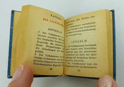 Minibuch: Verfassung der deutschen demokratischen Republik 6. April 1968 e169