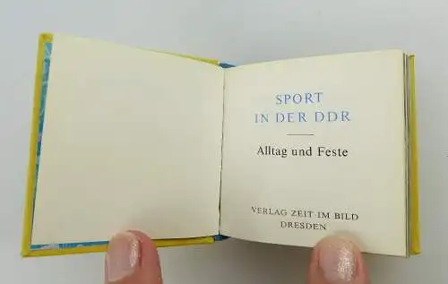 Minibuch: Sport in der DDR - Alltag und Feste Verlag Zeit im Bild Dresden e150