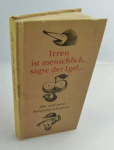 Minibuch: Irren ist menschlich, sagte der Igel - Beispielsprichwörter - e112