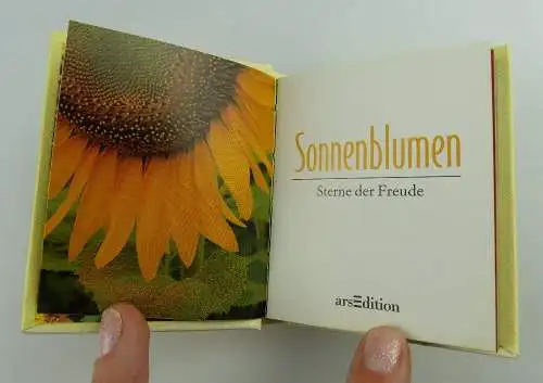 Minibuch: Sonnenblumen - Sterne der Freude arsedition minilibri e057