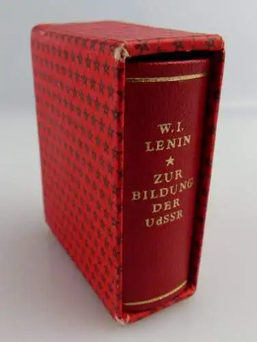 Minibuch : W.I.Lenin Zur Bildung der UdSSR  Dietz Verlag Berlin 1972 e056