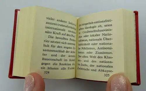 Minibuch : W.I.Lenin Zur Bildung der UdSSR  Dietz Verlag Berlin 1972 e056