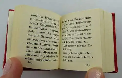 Minibuch : W.I.Lenin Zur Bildung der UdSSR  Dietz Verlag Berlin 1972 e056