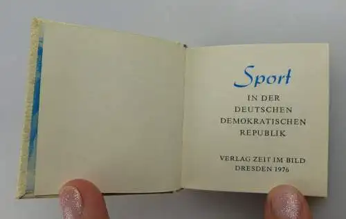 Minibuch: Sport in der DDR Offizin Andersen Nexö Verlag Zeit im Bild e050