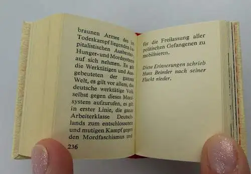 Minibuch: Hans Beimler Freund, Genosse, unser Vorbild Zentralrat der FDJ e032