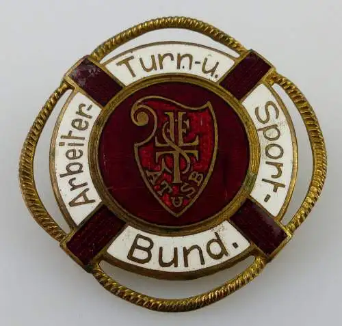 Abzeichen: Arbeiter Turn- und Sportbund Wassersport emailliert, Orden2818